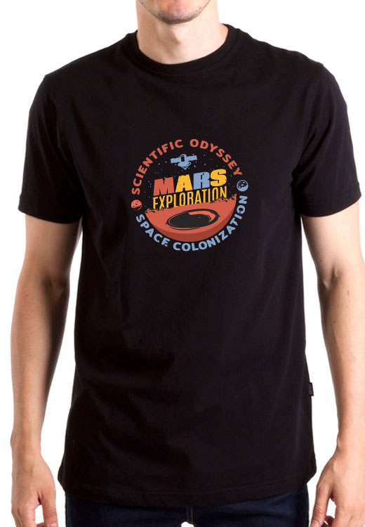 

Футболка унисекс NoBrand Mars Exploration Labels черная XL, Черный, Mars Exploration Labels