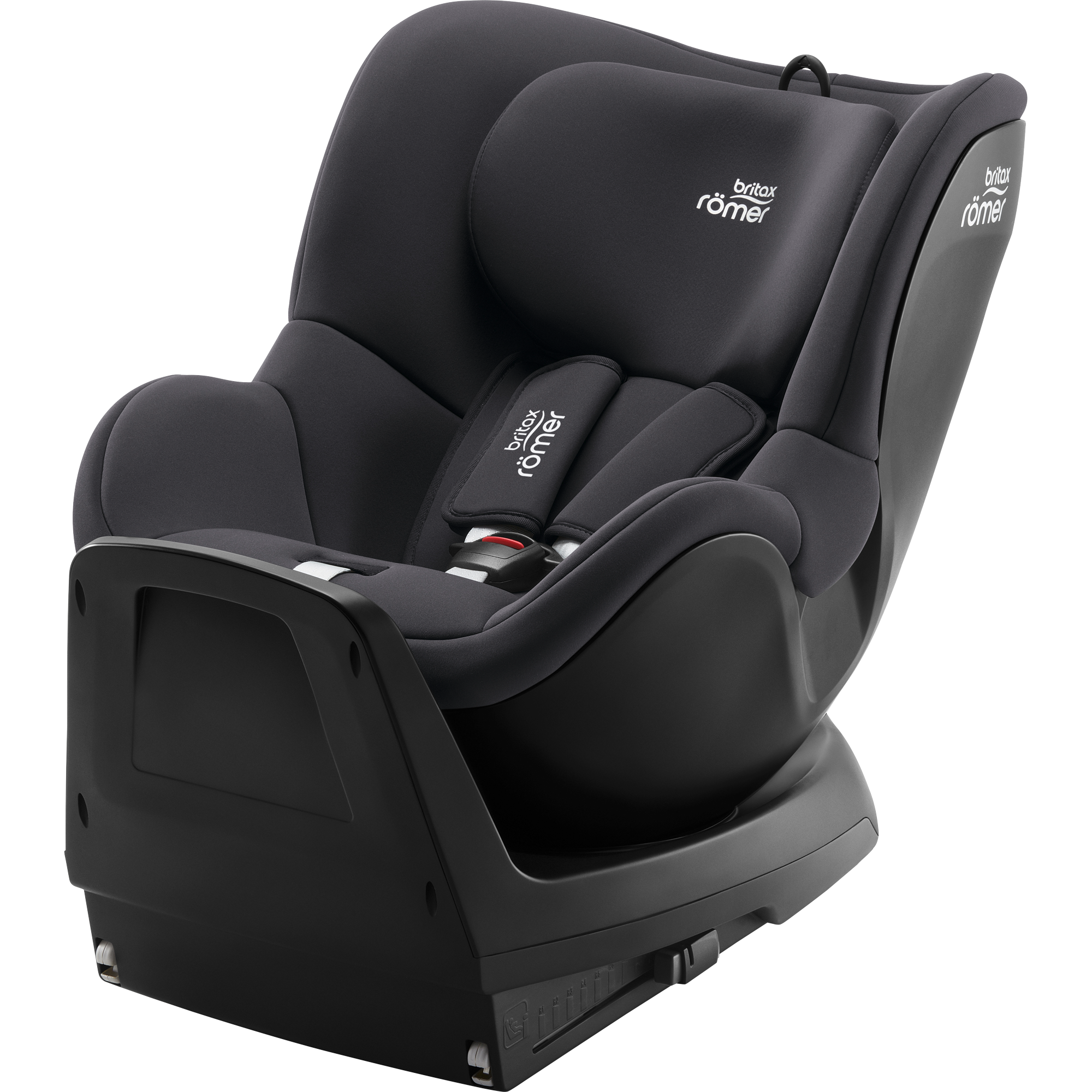 

Автокресло детское Britax Roemer Dualfix PLUS Midnight Grey для детей с рождения до 4 лет, Серый, Dualfix PLUS