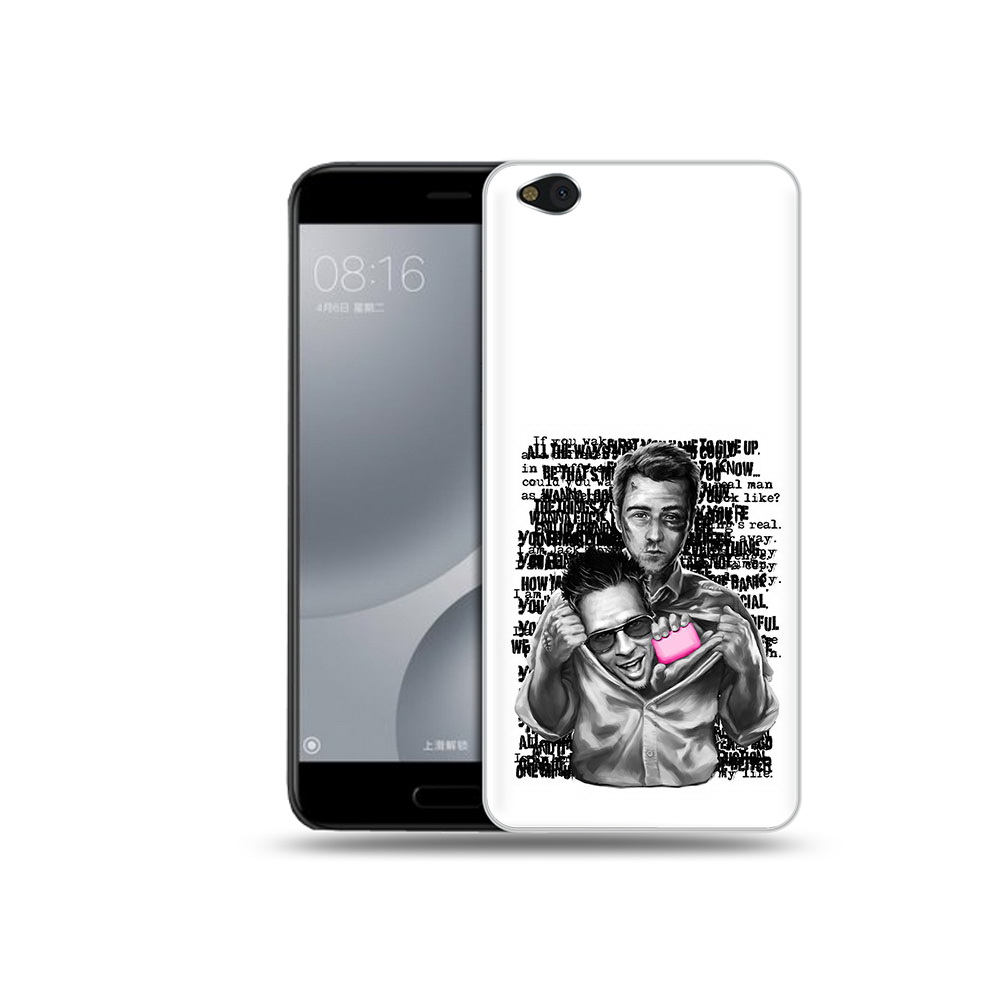 

Чехол MyPads Tocco для Xiaomi Mi 5C бойцовский клуб (PT61938.328.242), Прозрачный, Tocco