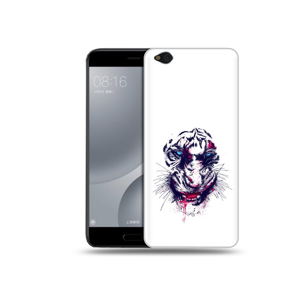 

Чехол MyPads Tocco для Xiaomi Mi 5C безумный тигр (PT61938.328.228), Прозрачный, Tocco