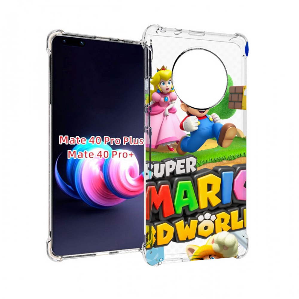 Чехол MyPads Super Mario 3D World для Huawei Mate 40 Pro+ Plus