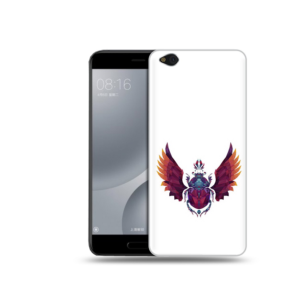 

Чехол MyPads Tocco для Xiaomi Mi 5C алмазный скоробей (PT61938.328.219), Прозрачный, Tocco