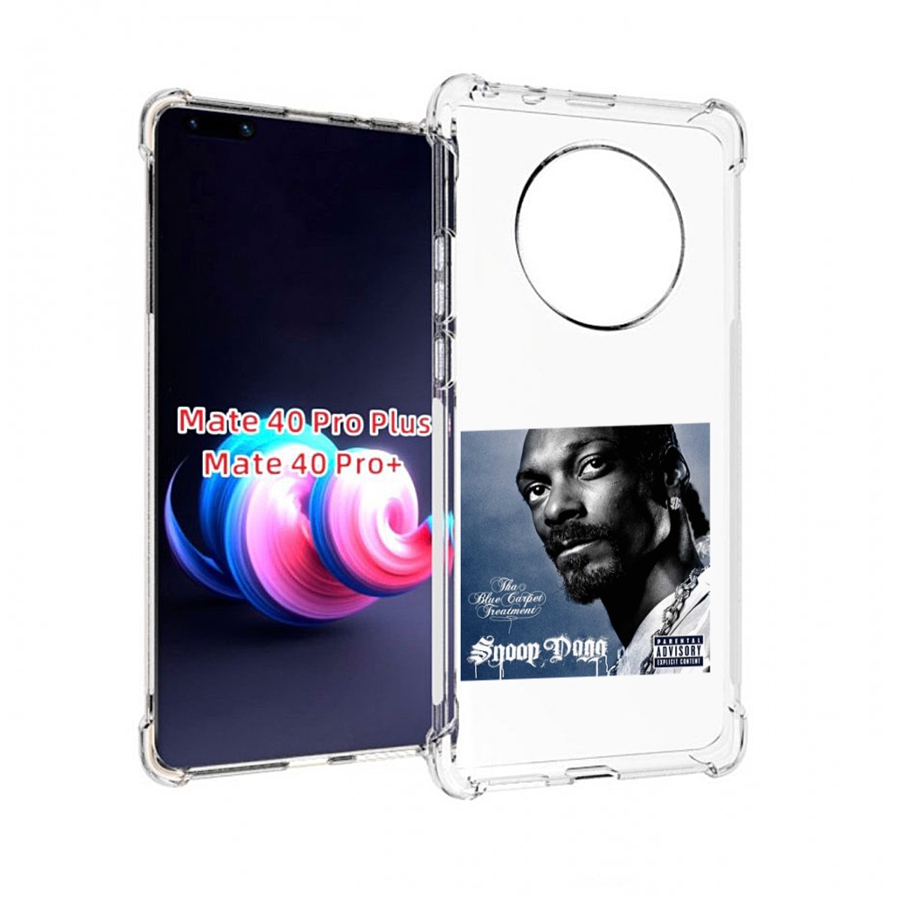 

Чехол MyPads Snoop Dogg THA BLUE CARPET TREATMENT для Huawei Mate 40 Pro+ Plus, Прозрачный, Tocco