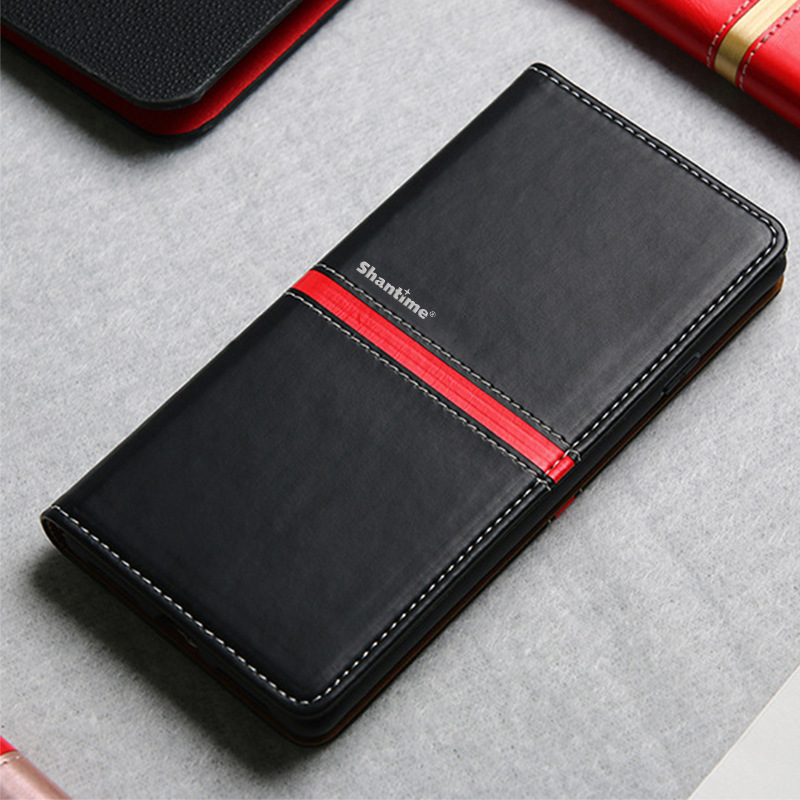 

Чехол MyPads для Blackview BV6900 черный с красной полосой