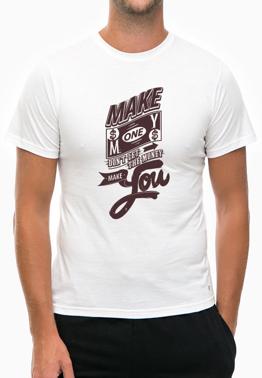 

Футболка унисекс NoBrand Make Money Money Make You белая L, Белый, Make Money Money Make You White
