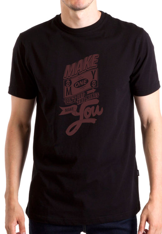 

Футболка унисекс NoBrand Make Money Money Make You черная M, Черный, Make Money Money Make You