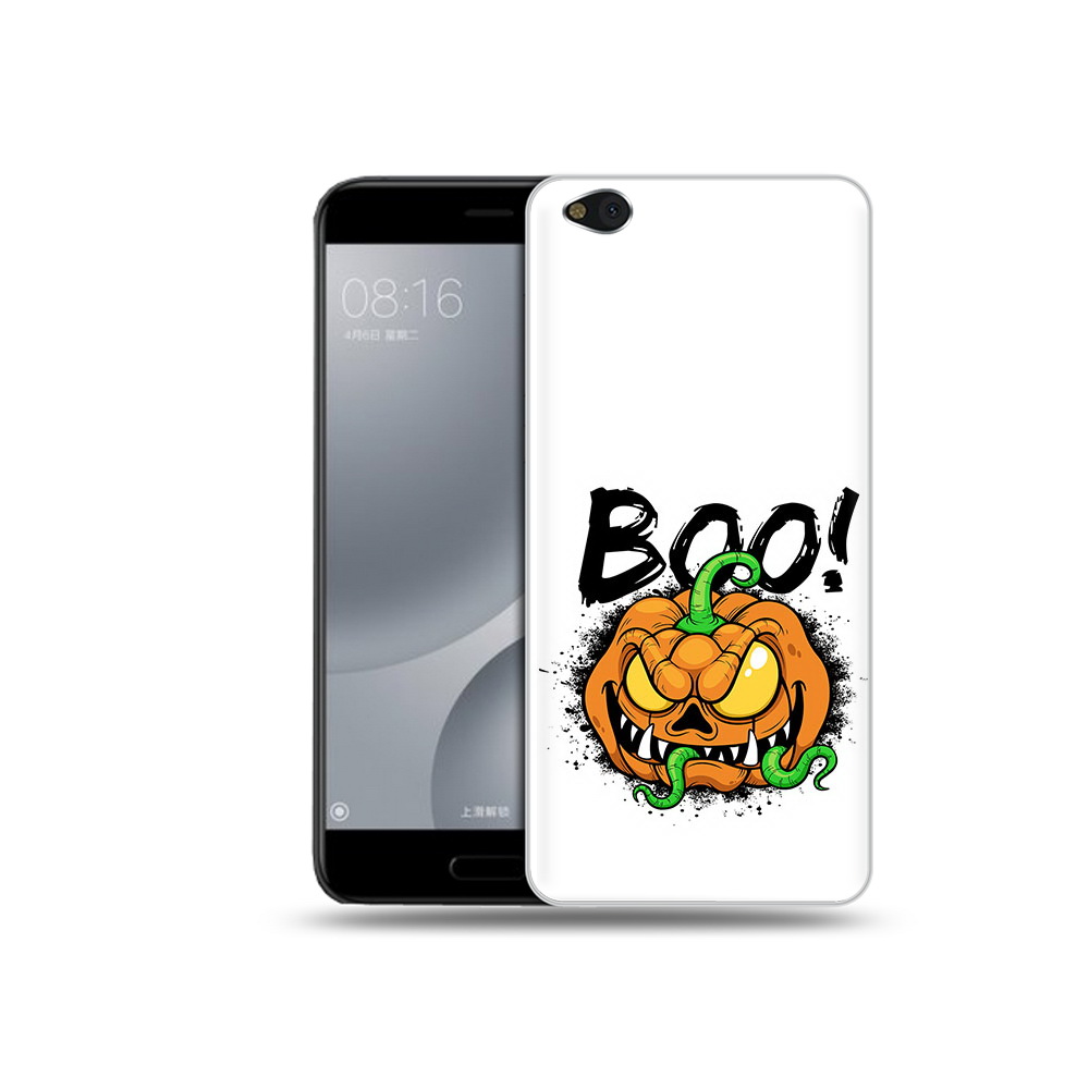 

Чехол MyPads Tocco для Xiaomi Mi 5C Хэллоуин бу (PT61938.328.193), Прозрачный, Tocco