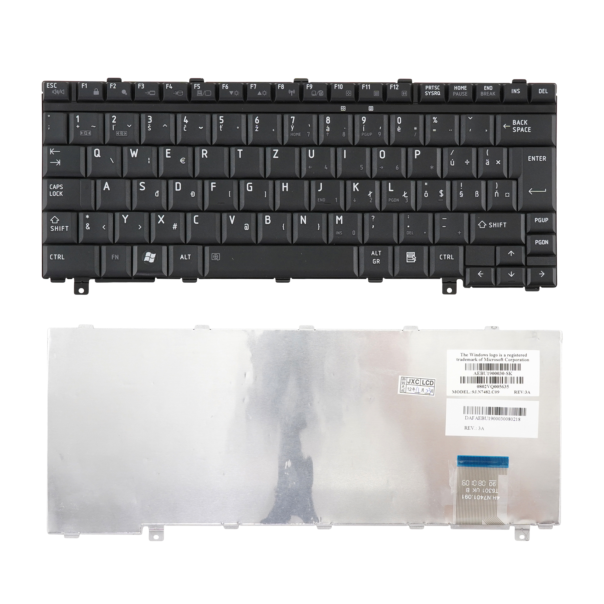 

Клавиатура Azerty для ноутбука Toshiba Toshiba Satellite U300, U305, Tecra M8, M600, AEBU1900030