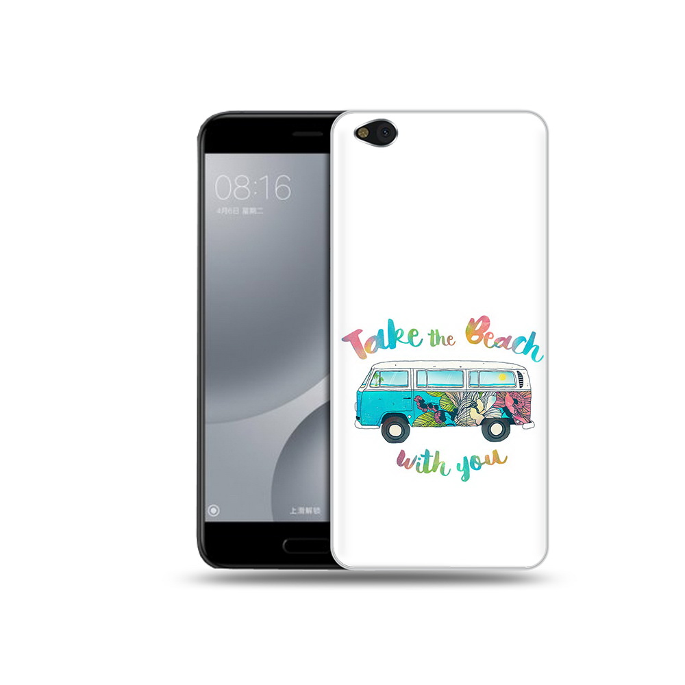 

Чехол MyPads Tocco для Xiaomi Mi 5C Хиппи автобус (PT61938.328.190), Прозрачный, Tocco
