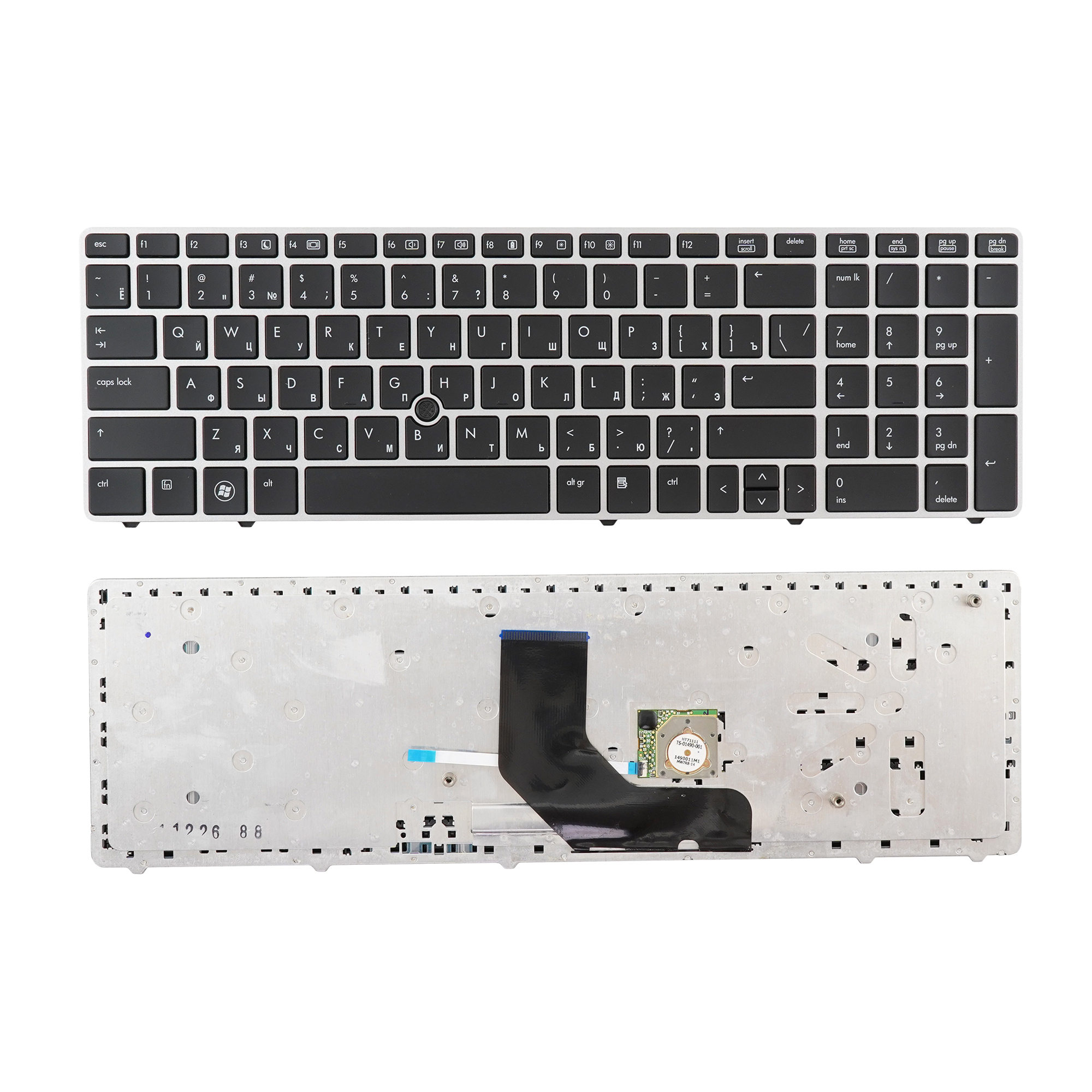 

Клавиатура Azerty для ноутбука HP HP ProBook 6560b, 6565b, Elitebook 8560p, 8570p, NSK-HX4SF
