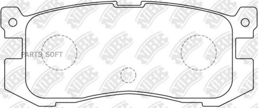 Тормозные колодки NiBK PN5195