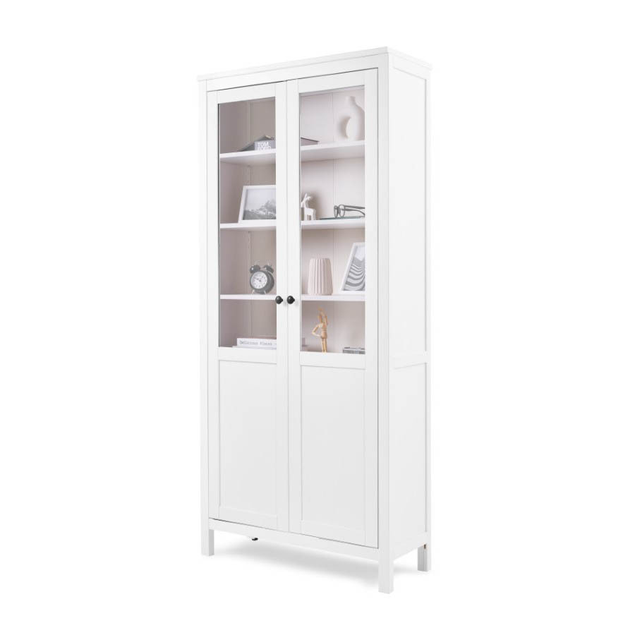 

Витрина IKEA Кымор Стекло/Панель 90 Белый, Стекло/Панель 90х198х37