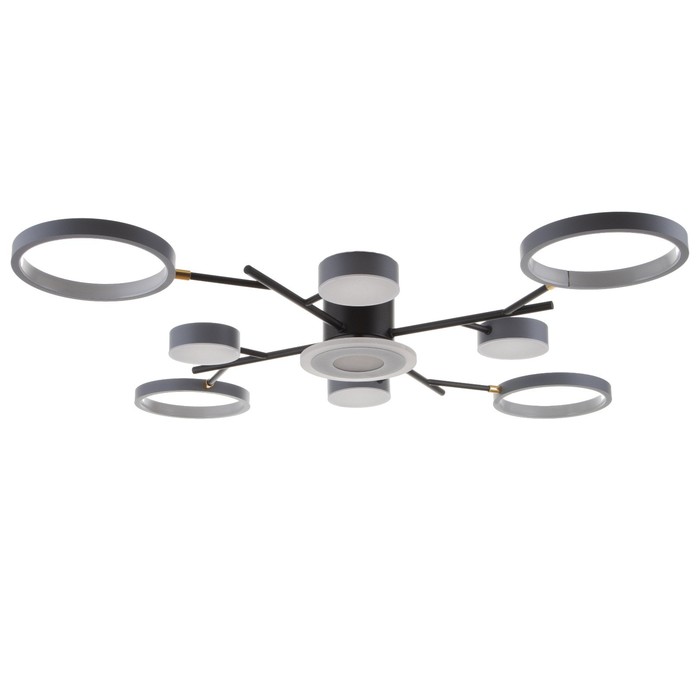 

BayerLux Люстра с ПДУ 2300/9GR LED 190Вт 3000-6000К серый 85х85х9 см