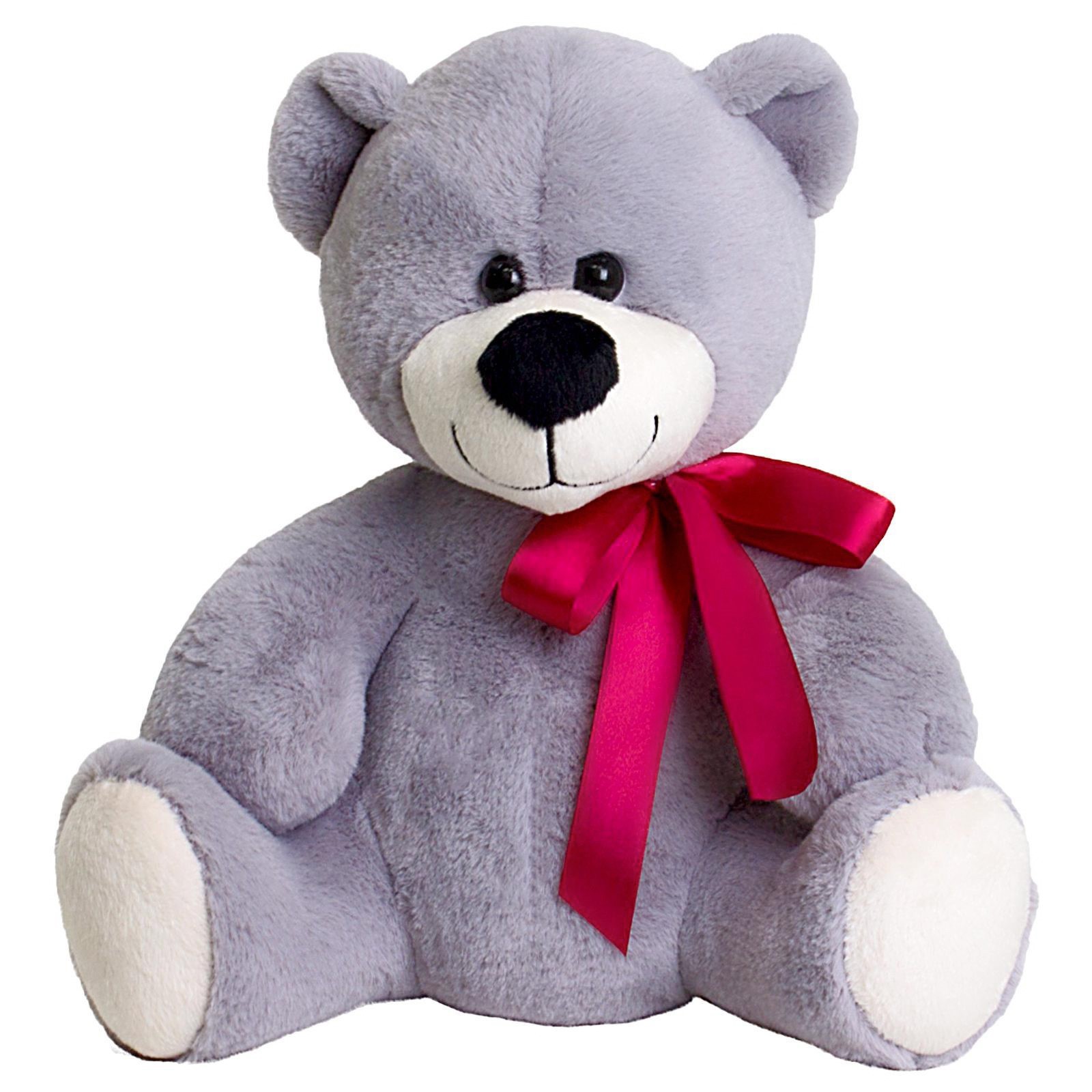 Мягкая игрушка Rabbit Медведь Мишаня цвет серый 32 см 4389787