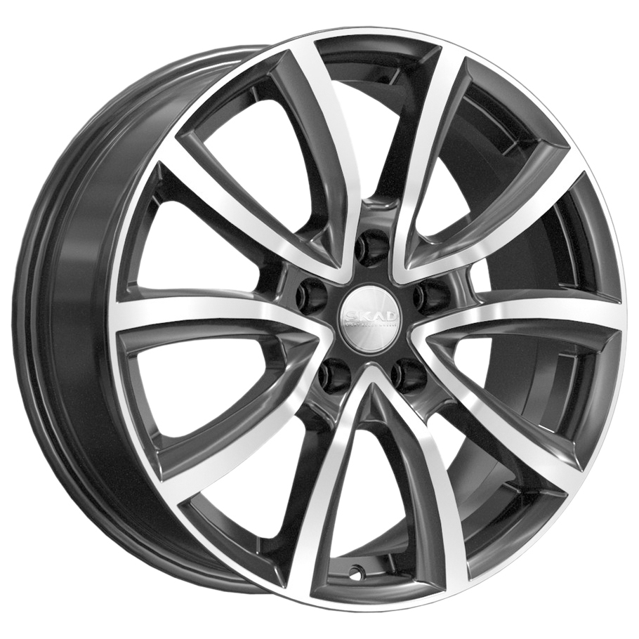 

Колесный диск 7x17/5x112 ET45 D66,6 Онтарио (КЛ216) Алмаз, Серый;черный