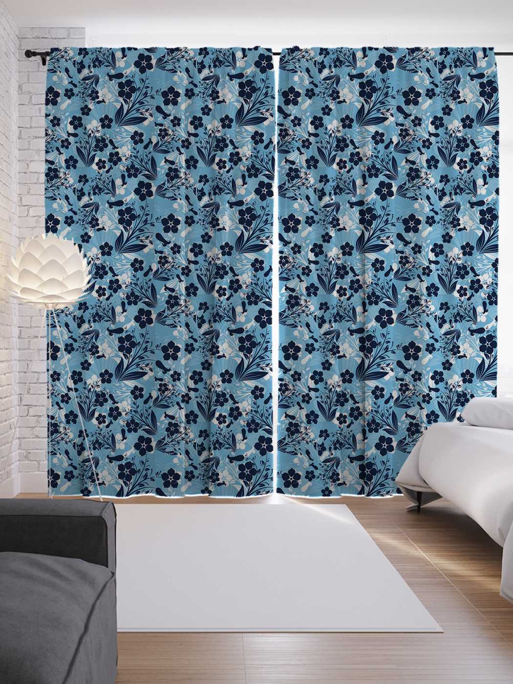 

Шторы JoyArty с фотопечатью "Мелкое цветение" из сатена, 290х265 см, Мелкое цветение