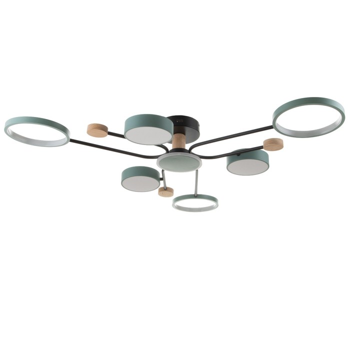 

BayerLux Люстра с ПДУ 2298/7GN LED 156Вт 3000-6000К зеленый 105х99х15 см