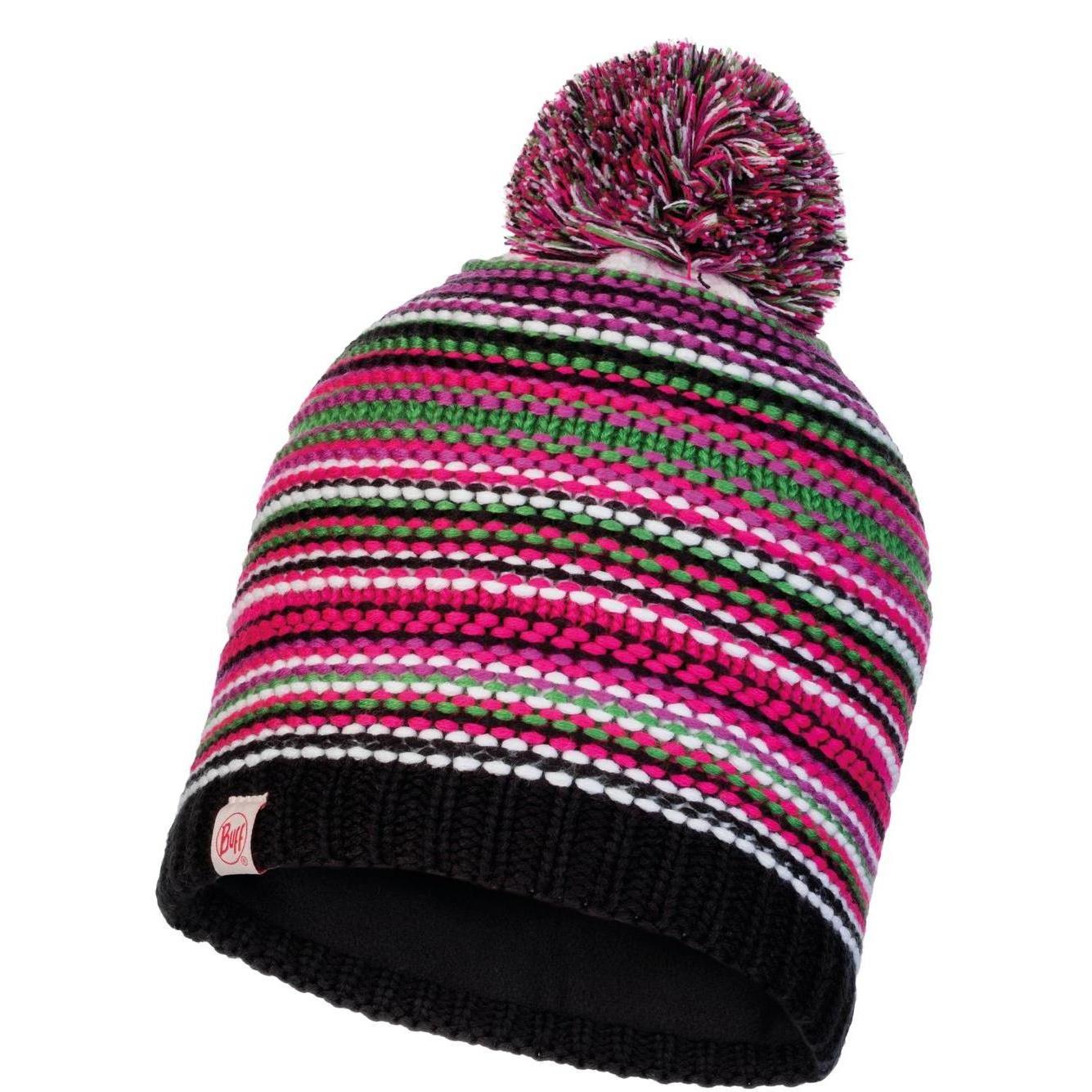 фото Шапка детская buff jr knitted & fleece hat amity multi р.onesize