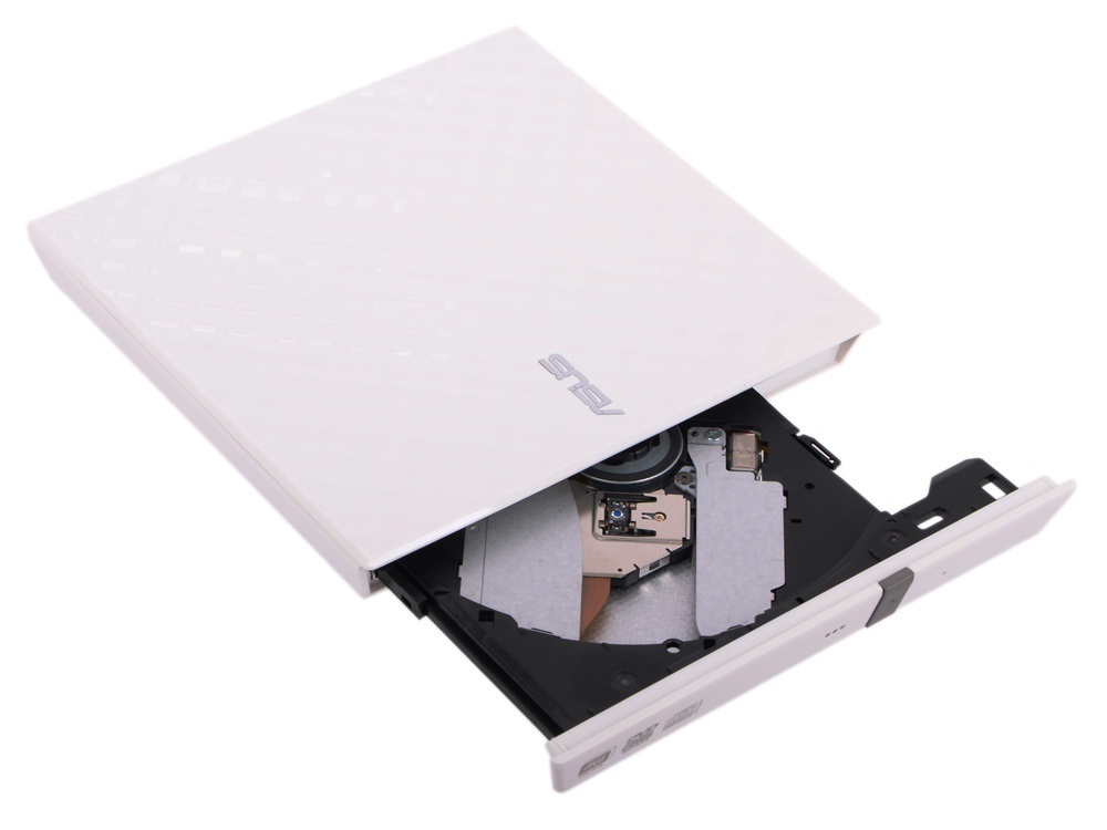 фото Dvd привод для компьютера asus sdrw-08d2s-u lite/wht/g/as (sdrw-08d2s-u lite/wht/g/as)