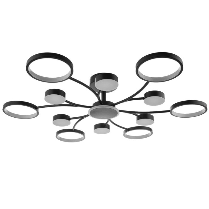 

BayerLux Люстра с ПДУ 2299/13BK LED 256Вт 3000-6000К черный 106х106х18 см