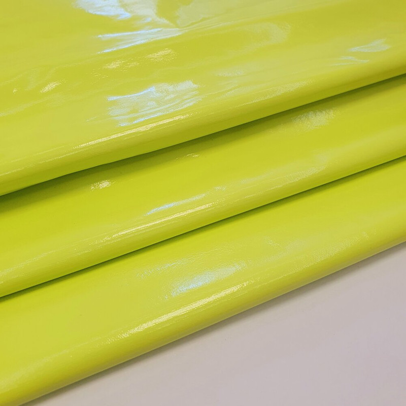 фото Ткань для шитья nteks, лаке, цвет желто-салатовый, отрез 100*140см.