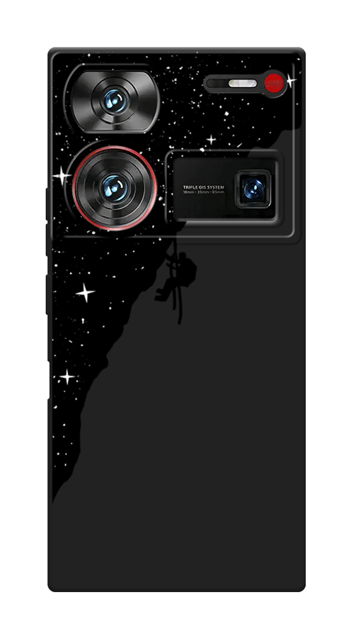 

Чехол Awog на ZTE Nubia Z60 Ultra "Скалолаз в космосе", Черный;белый;бежевый, 136752-1