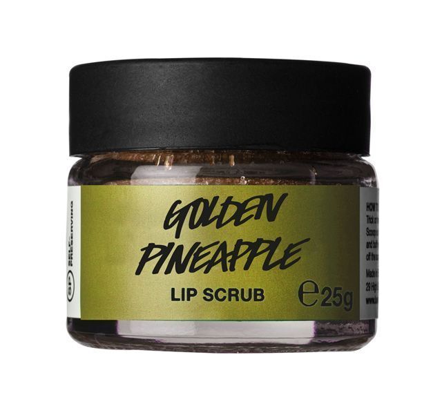 

LUSH Christmas Сахарный скраб для губ Golden Pineapple