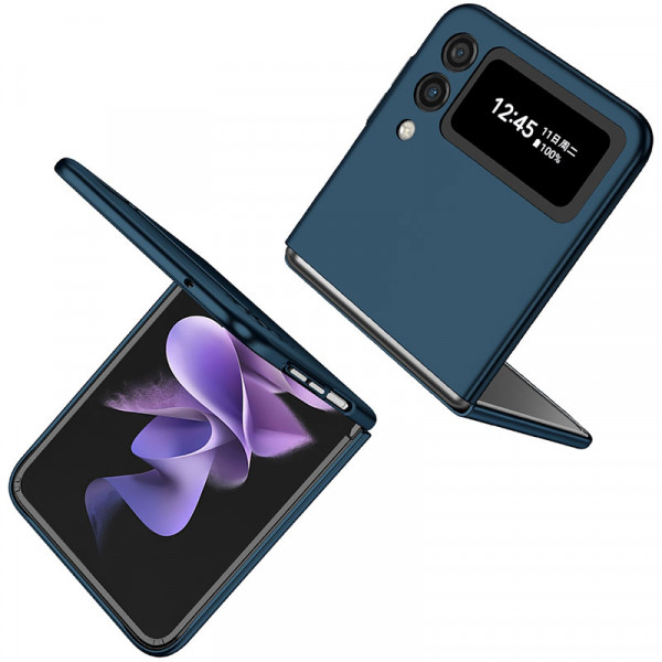

Тонкий матовый чехол Matte Shield для Samsung Galaxy Z Flip 3, синий, Matte Shield