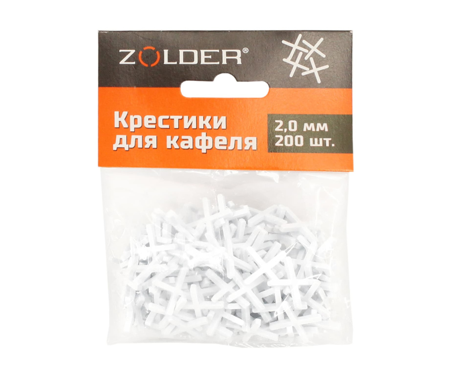 

Крестики для кафеля 2,0 мм Master 200шт Zolder 336848/300