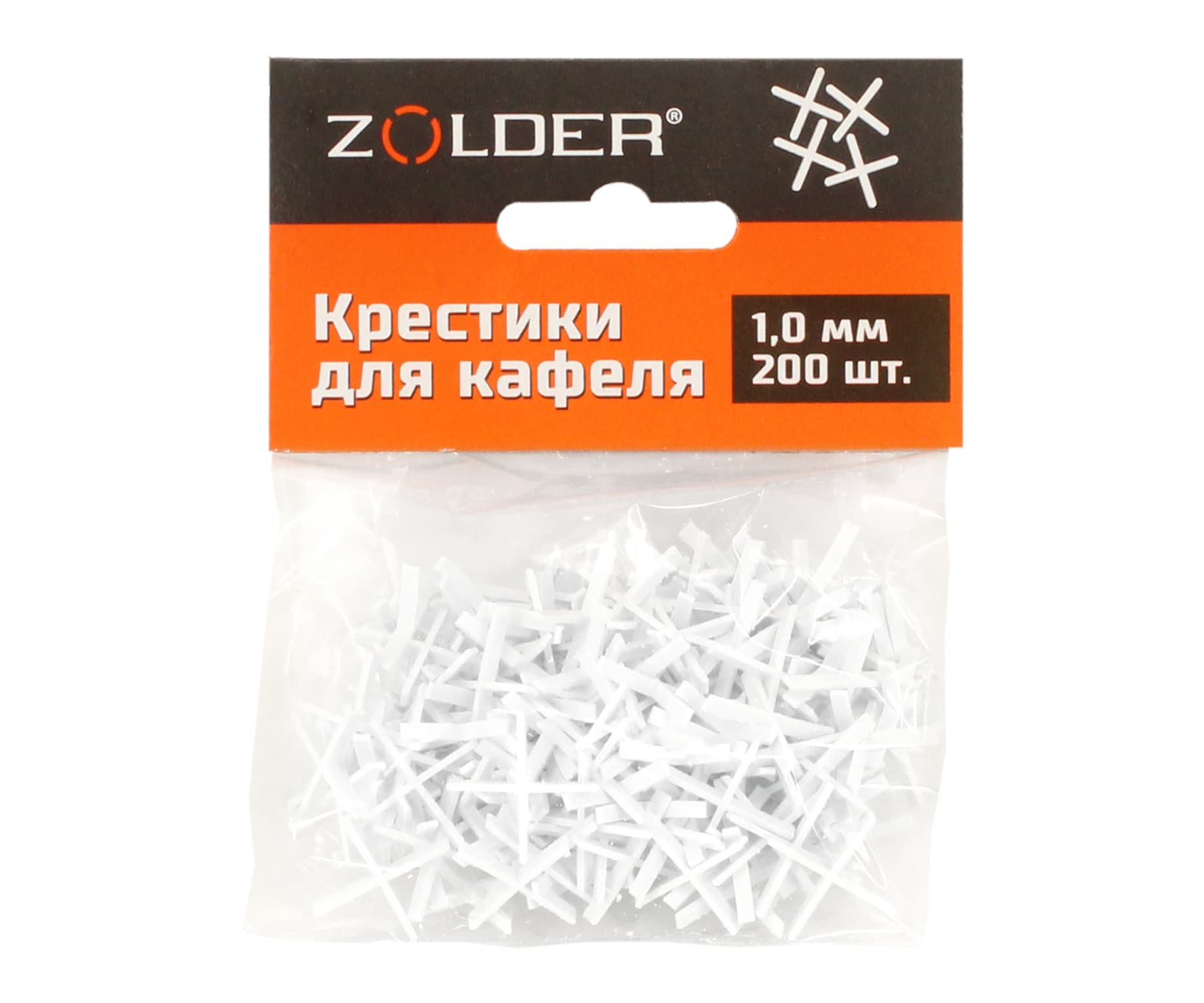 

Крестики для кафеля 1,0 мм Master 200шт Zolder 336846/450