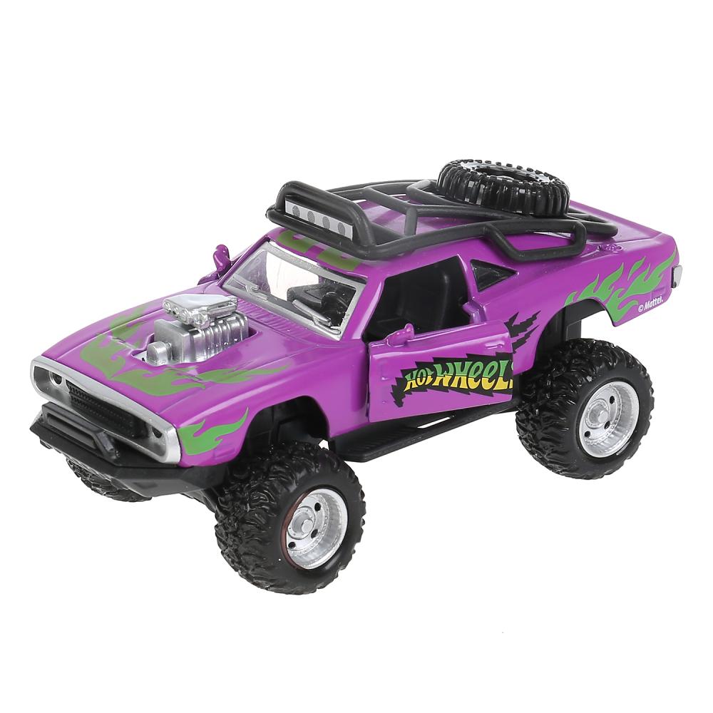 

Модель машины Технопарк Спорткар Hot Wheels фиолетовая инерционная звук, Фиолетовый