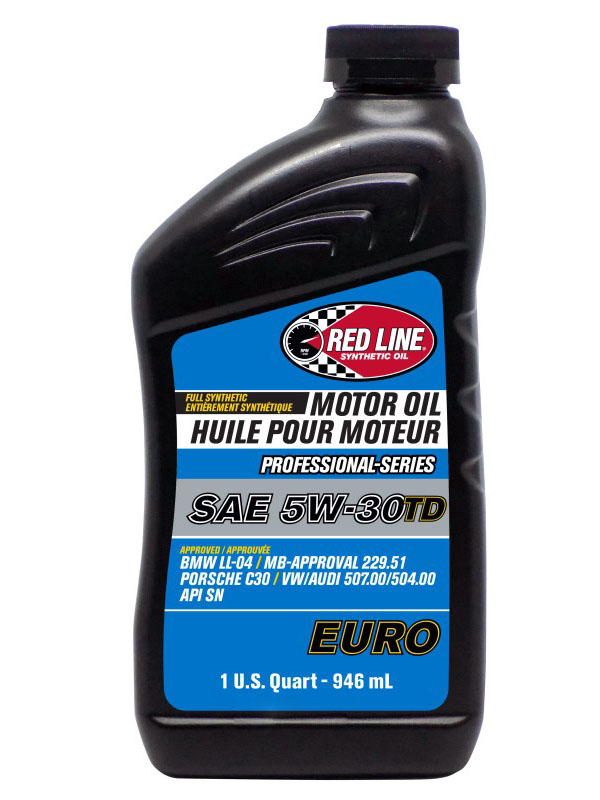 фото Моторное масло redline oil 5w-30 professional-series td euro, 0.946л red line