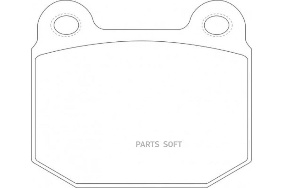 

Тормозные колодки NiBK PN0226S