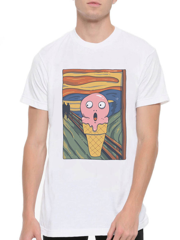 фото Футболка мужская design heroes картина ice cream белая xs