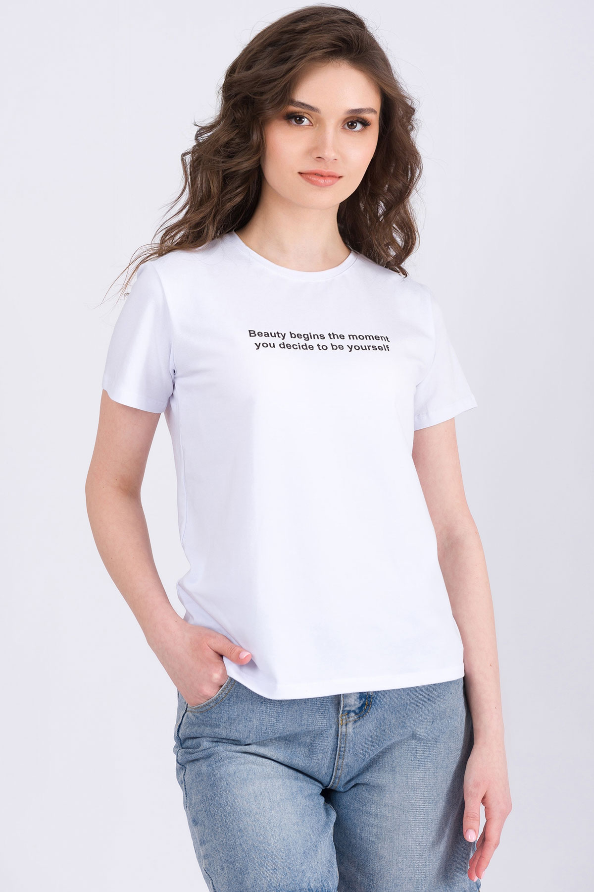 

Футболка женская Ш'аrliзе 19-0679 белая 44 RU, Белый, 19-0679