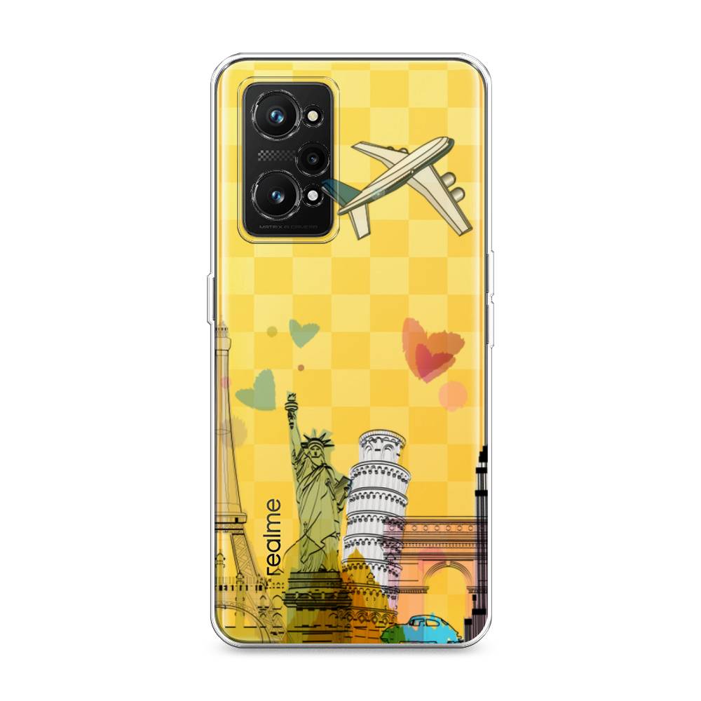 

Чехол Awog на Realme GT Neo 3T "Самолет путешествий", Разноцветный, 2510750-10
