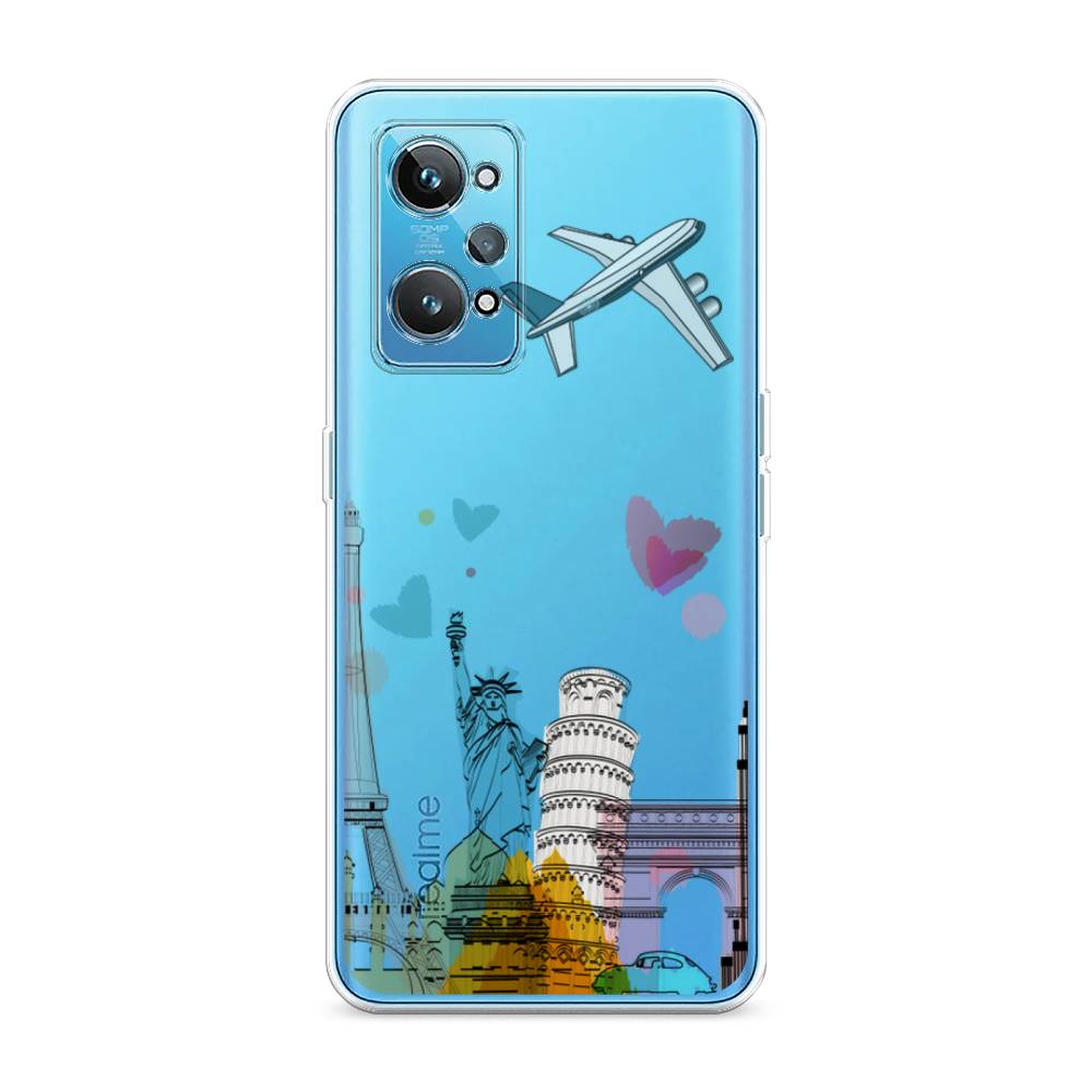 

Чехол Awog на Realme GT 2 "Самолет путешествий", Разноцветный, 258550-10