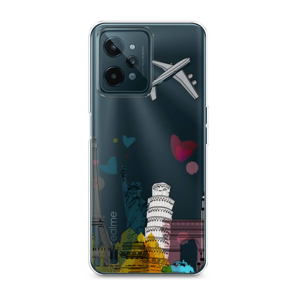

Чехол Awog на Realme C31 "Самолет путешествий", Разноцветный, 259350-10