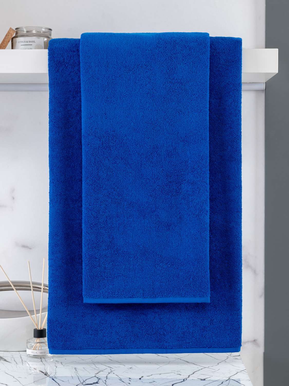 Махровое полотенце без бордюра Росхалат ПМ-89(70x140)