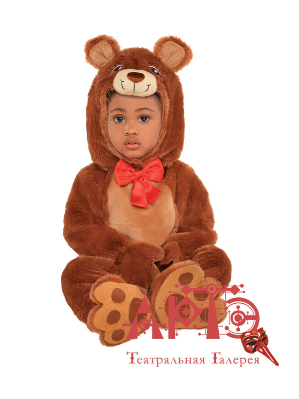 

Костюм "Медведь малышка" (Цв: Коричневый Размер: 12), AM-9903755