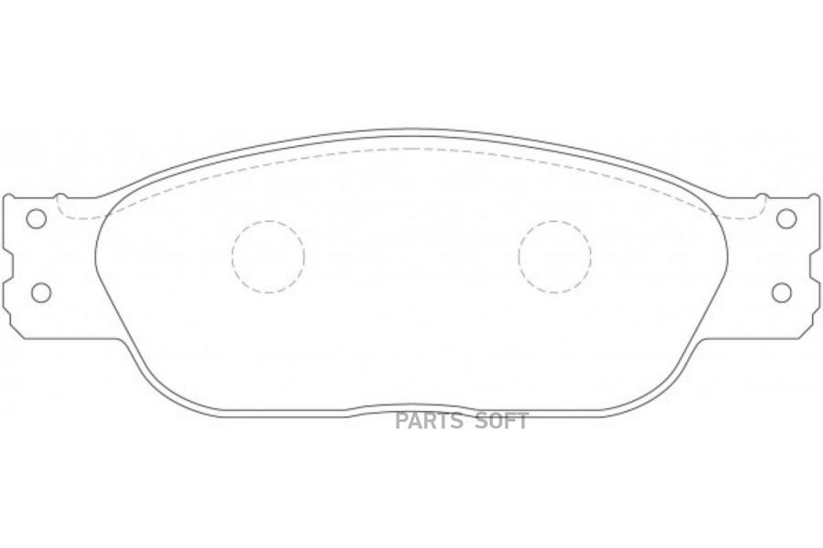 

Тормозные колодки NiBK PN0142