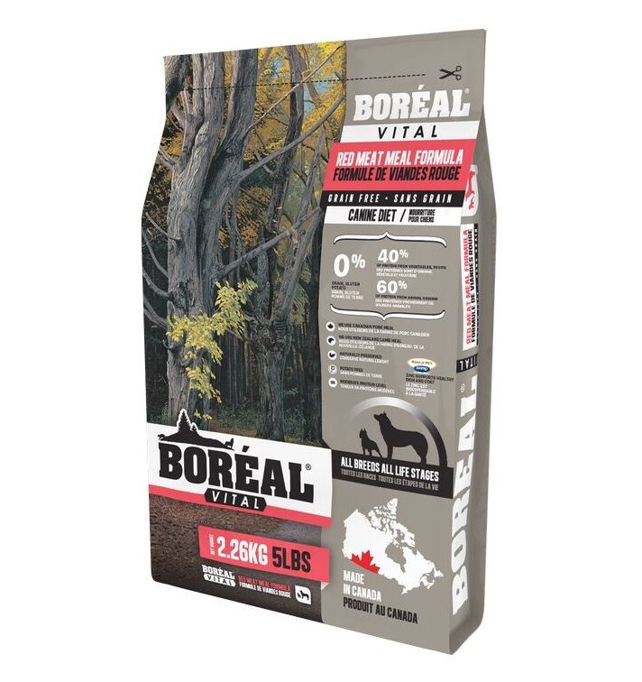 

Сухой корм для собак BOREAL Vital беззерновой, мясо, 2.26кг, Vital