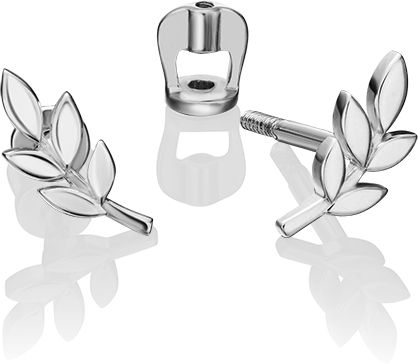 

Серьги-пусеты из серебра ЮЗ Платина 02-4616-00-000-0200-71, без вставки, 02-4616-00-000-0200-71