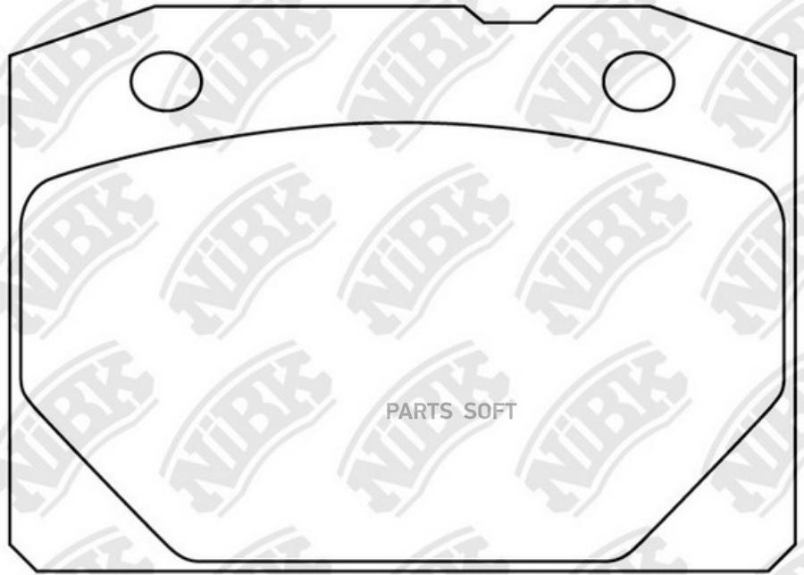 

Тормозные колодки NiBK PN0298