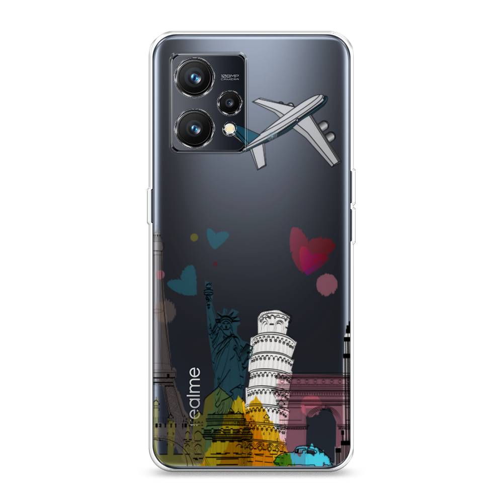 

Чехол Awog на Realme 9 "Самолет путешествий", Разноцветный, 257250-10
