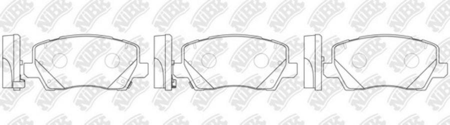 

Тормозные колодки NiBK PN0767