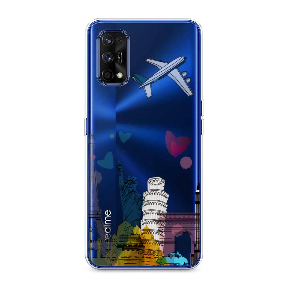 

Чехол Awog на Realme 7 Pro "Самолет путешествий", Разноцветный, 254050-10