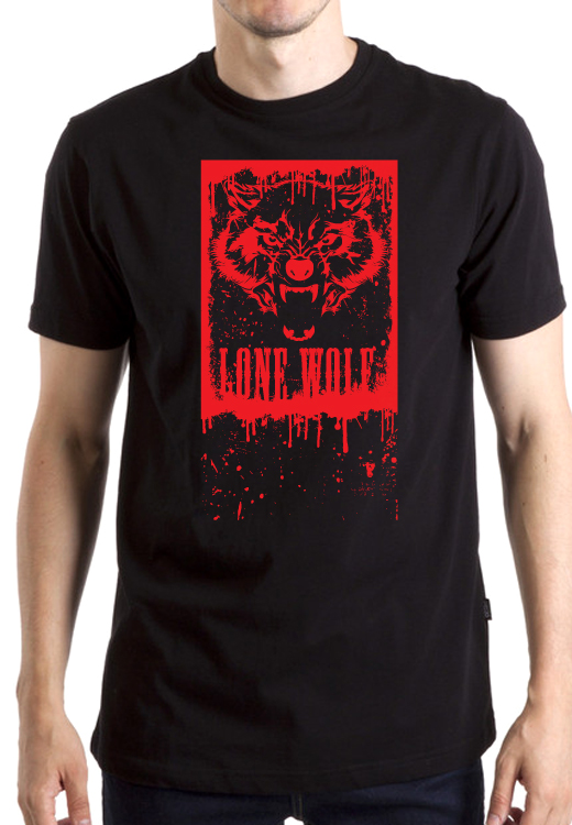 

Футболка унисекс NoBrand Lone Wolf черная XXXL, Черный, Lone Wolf