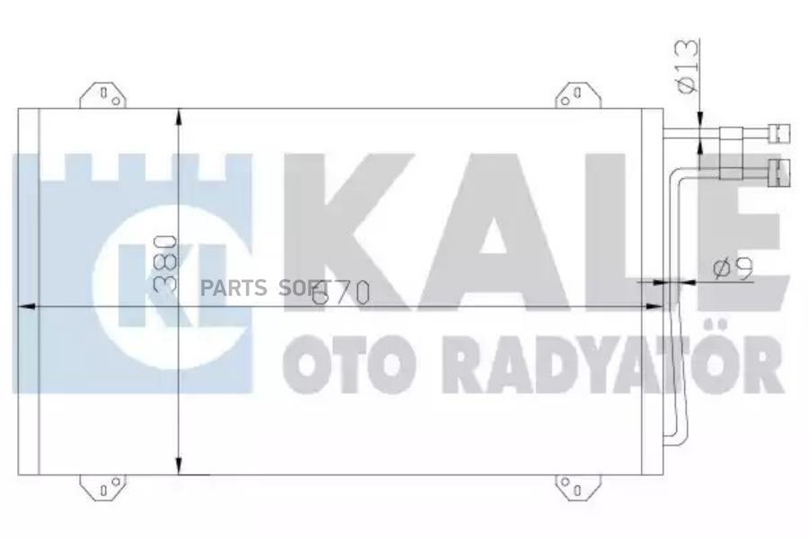 Радиатор Кондиционера Mercedes Benz Sprinter KALE OTO RADYATOR 381100