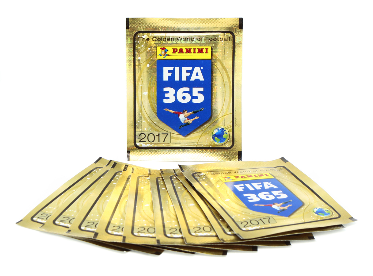 

10 пакетиков наклеек fifa 365-2017 от panini (в пакетике 5 наклеек)